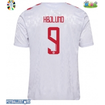 Danmark Rasmus Hojlund #9 Bortedrakt EM 2024 Kortermet